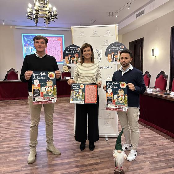La Campaña de Navidad del Comercio Local 2023 arranca con el lema «Lo que quieres, lo tienes, en el Comercio de Coria»