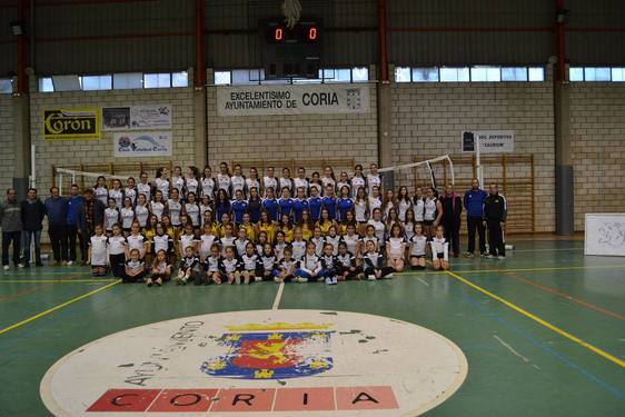 El Club Voleibol Coria se enfrenta este sábado a las Escuelas Cacereñas