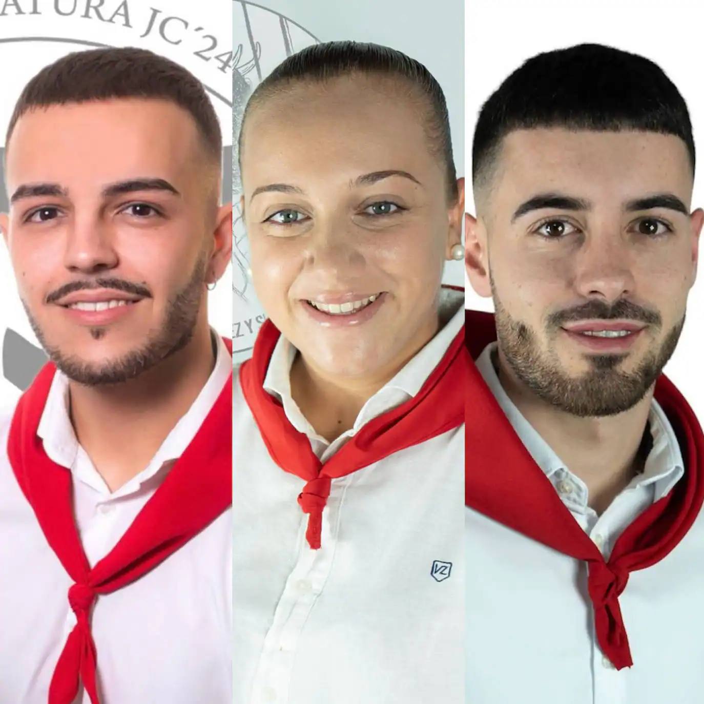 Candidatos de la Juventud Cauriense 2024.