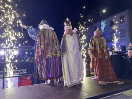 Sus Majestades los Resyes Magos en Coria.