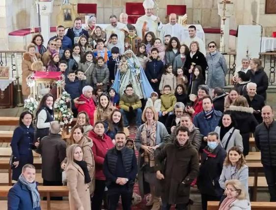Coria celebra el Bautismo del Señor con una eucaristía y una procesión