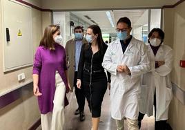 Visita al Hospital de Coria.