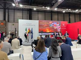 Presentación de Coria en FITUR.
