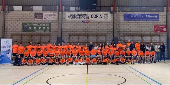 Fin de semana lleno de baloncesto para la ciudad de Coria
