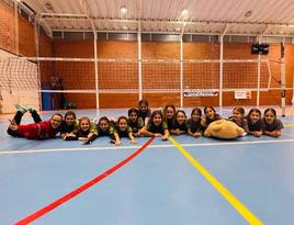 Equipo Benjamín A de Coria.