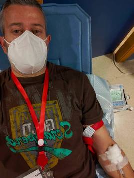 Donación de sangre.