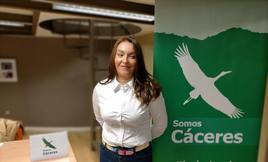 Raquel Iglesias, presidenta de Somos Cáceres.