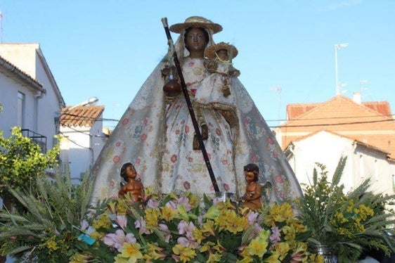 La Virgen de Argeme baja esta tarde a Coria a partir de las 17:30 horas