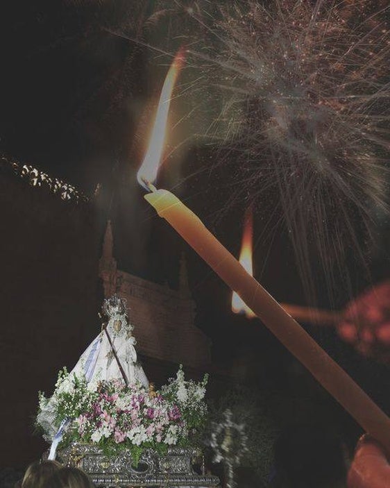 Hoy tendra lugar la Salve de las Luces en honor a la Virgen de Argeme