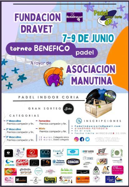 Coria se viste de solidaridad con el Torneo de Pádel a Favor de Enfermedades Raras