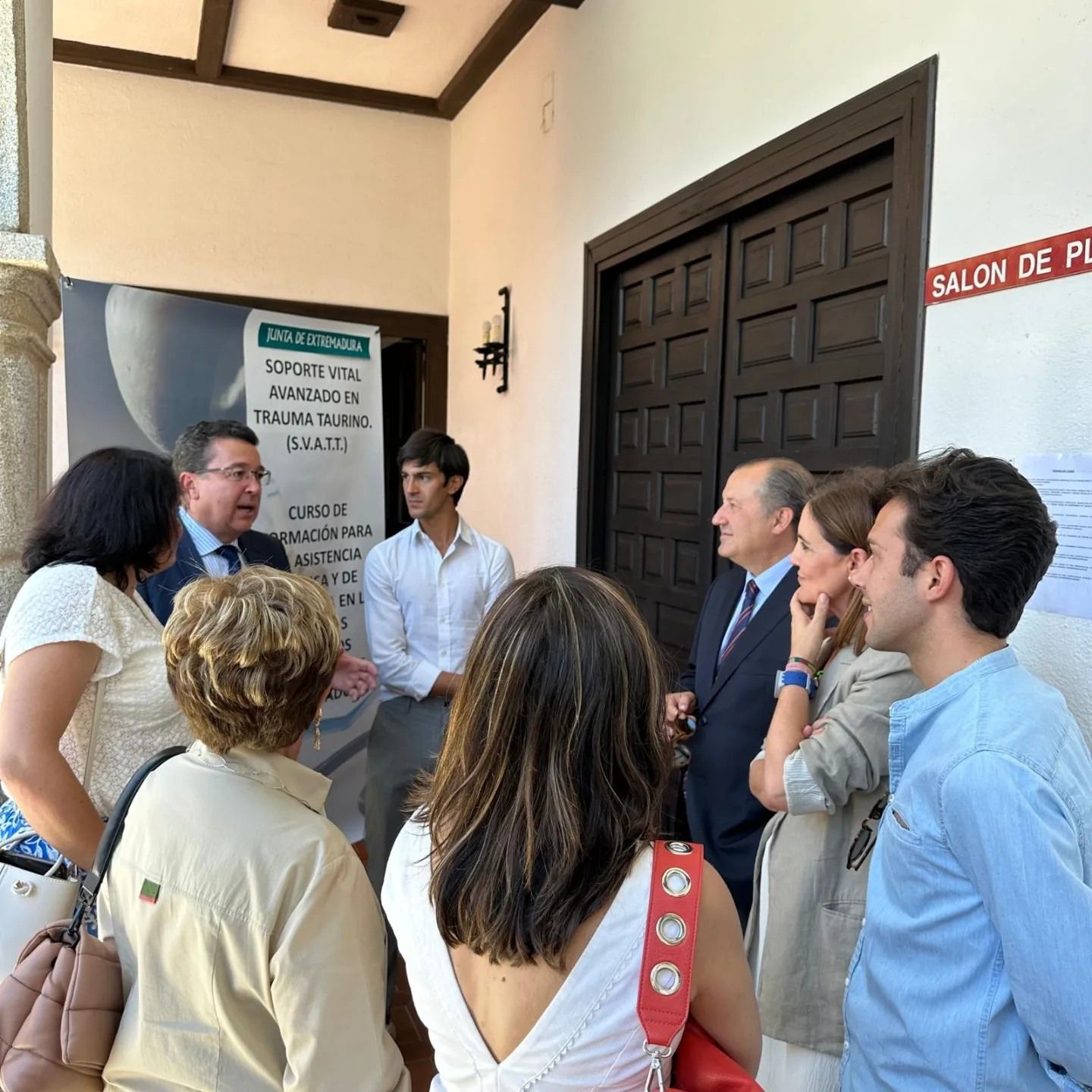 Inauguración del IX Curso de Asistencia Médica y Enfermería en Festejos Taurinos en Coria
