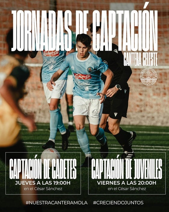 El CD Coria prepara la próxima jornada de captación en la cantera celeste