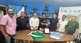 Directivos de ambos clubes