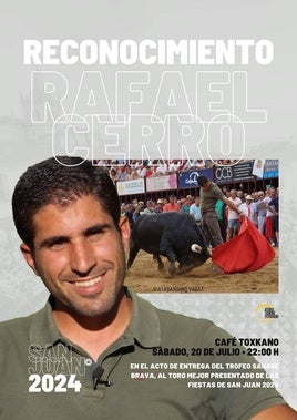 Cartel del reconocimiento.