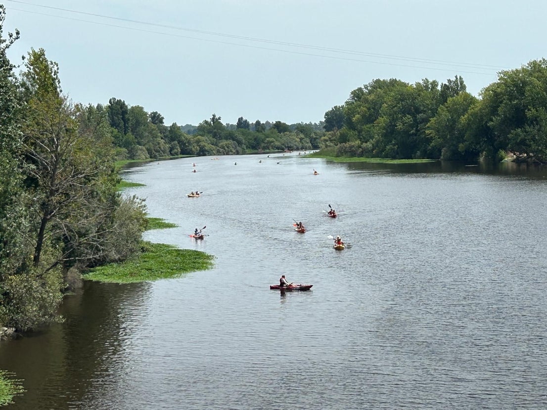 El descenso del Rio Alagón de Coria en fotos