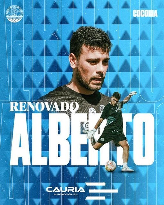 CD Coria renueva a Alberto Clemente como entrenador de porteros y coordinador de la cantera
