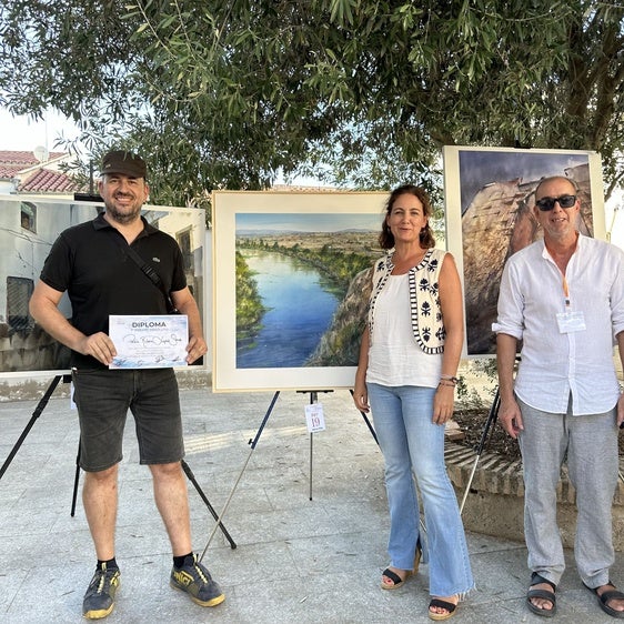 El XII Certamen de dibujo y pintura al aire libre se celebró e pasado sábado