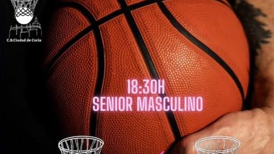 Coria se prepara para un emocionante duelo de baloncesto sénior masculino