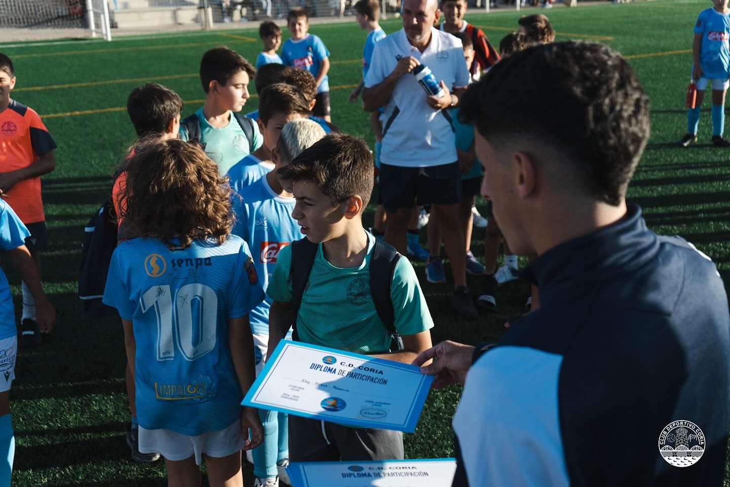 Éxito en la jornada de convivencia alevín del CD Coria