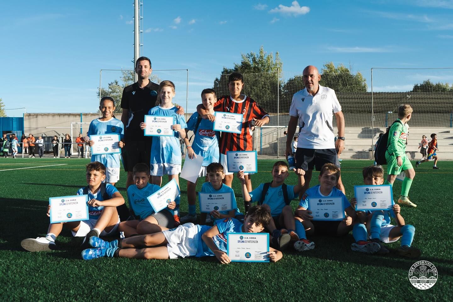 Éxito en la jornada de convivencia alevín del CD Coria