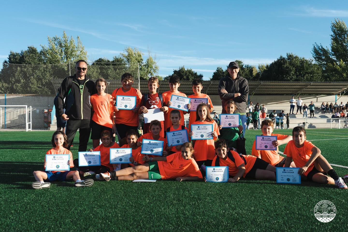 Éxito en la jornada de convivencia alevín del CD Coria
