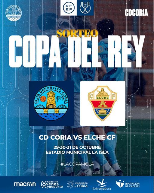 Cartel promocional del partido.