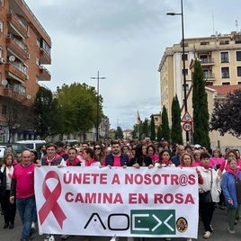 IX Marcha Rosa en Coria.