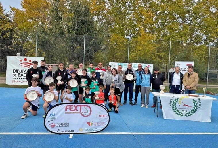 Estos han sido los resultados del III Máster de Tenis de Extremadura del Circuito para aficionados en la Ciudad de Coria