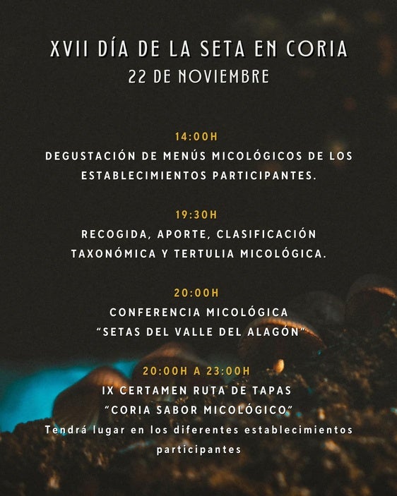 Cartel del día de la seta.