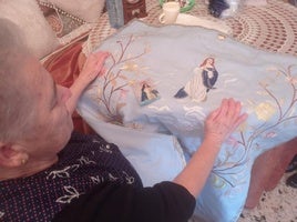 Estandarte de María en Torrejoncillo.