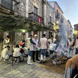 Belén Viviente en Coria.