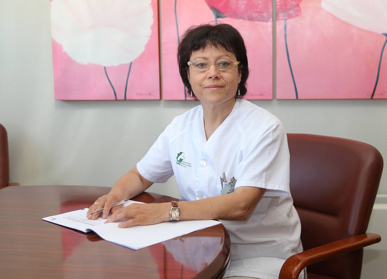 Gerente del área de salud de Coria, María José Baquero Barroso