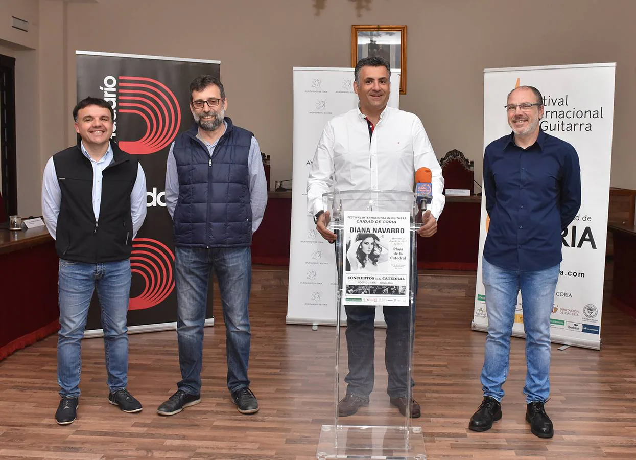 Presentacion del Festival en el Ayuntamiento de Coria