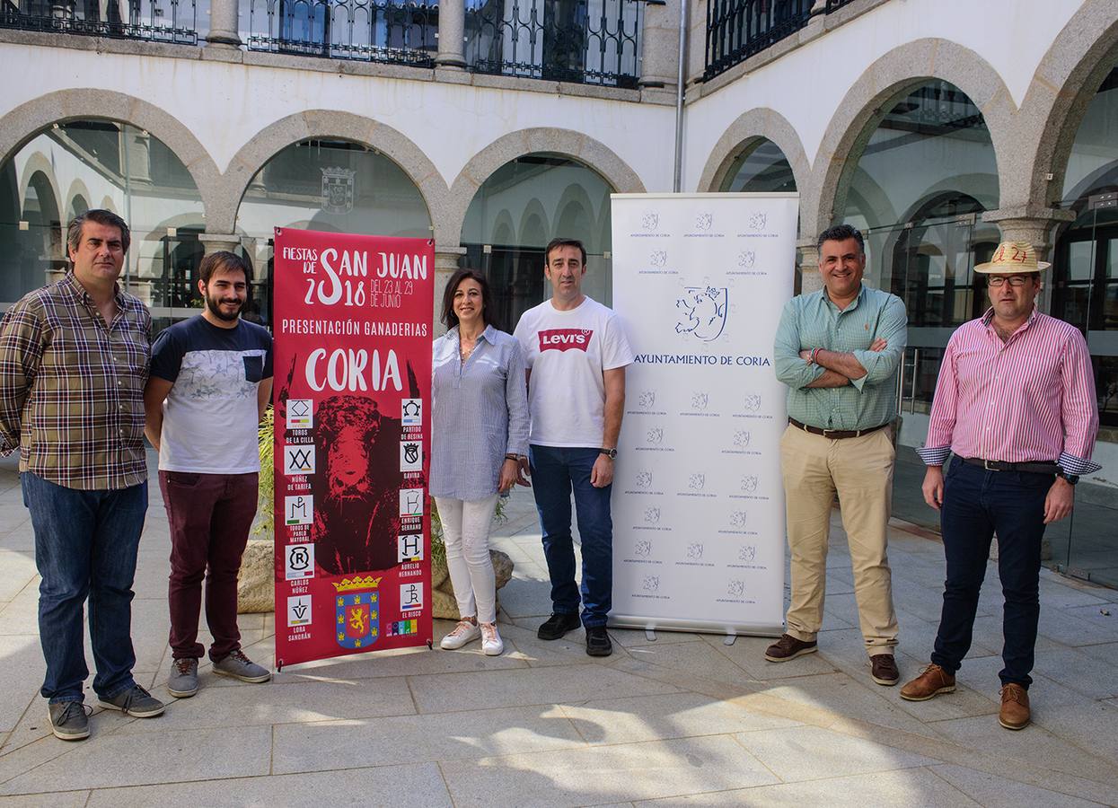 Abanderados de las distintas peñas de San Juan