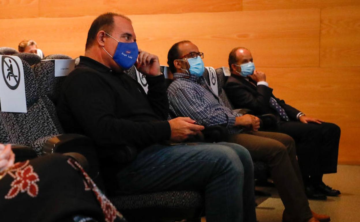 Valadés y Alarcón en la presentación de HOY Don Benito. 