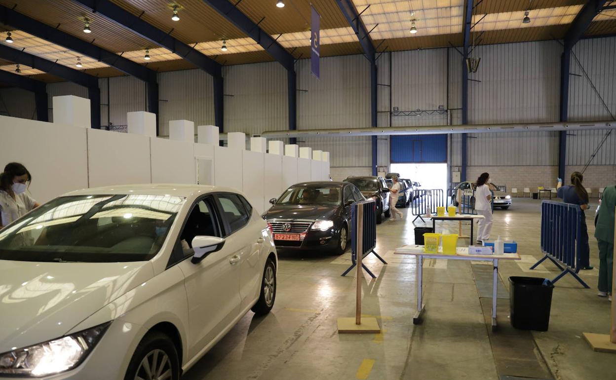 El punto de vacunación en Feval ha estado operativo durante meses. 