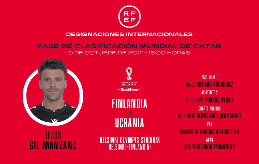 Designación internacional para Gil Manzano, Porras Ayuso y Nevado Rodríguez. 