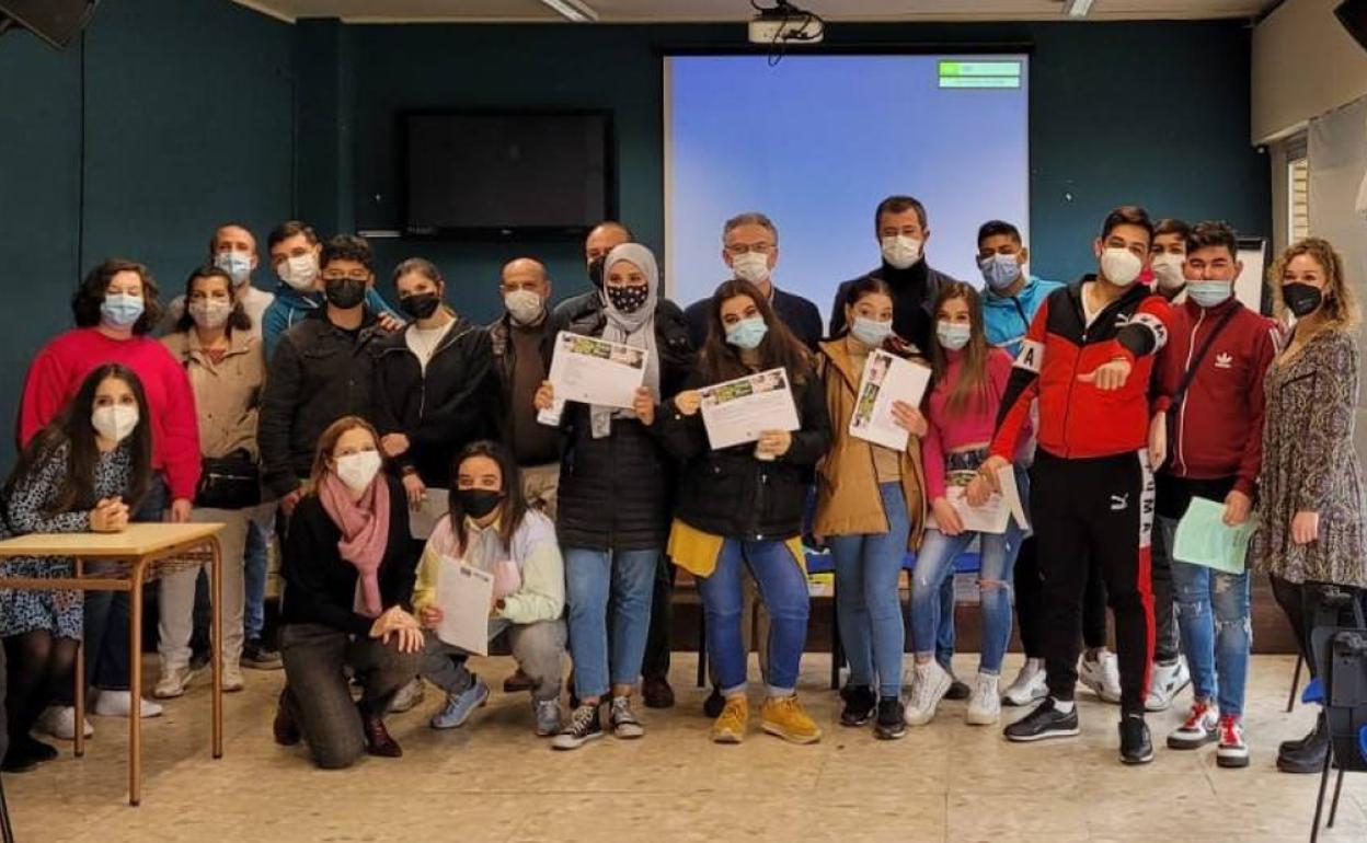 AUPEX concluye las actuaciones del Proyecto Ítaca con una entrega de diplomas en Don Benito