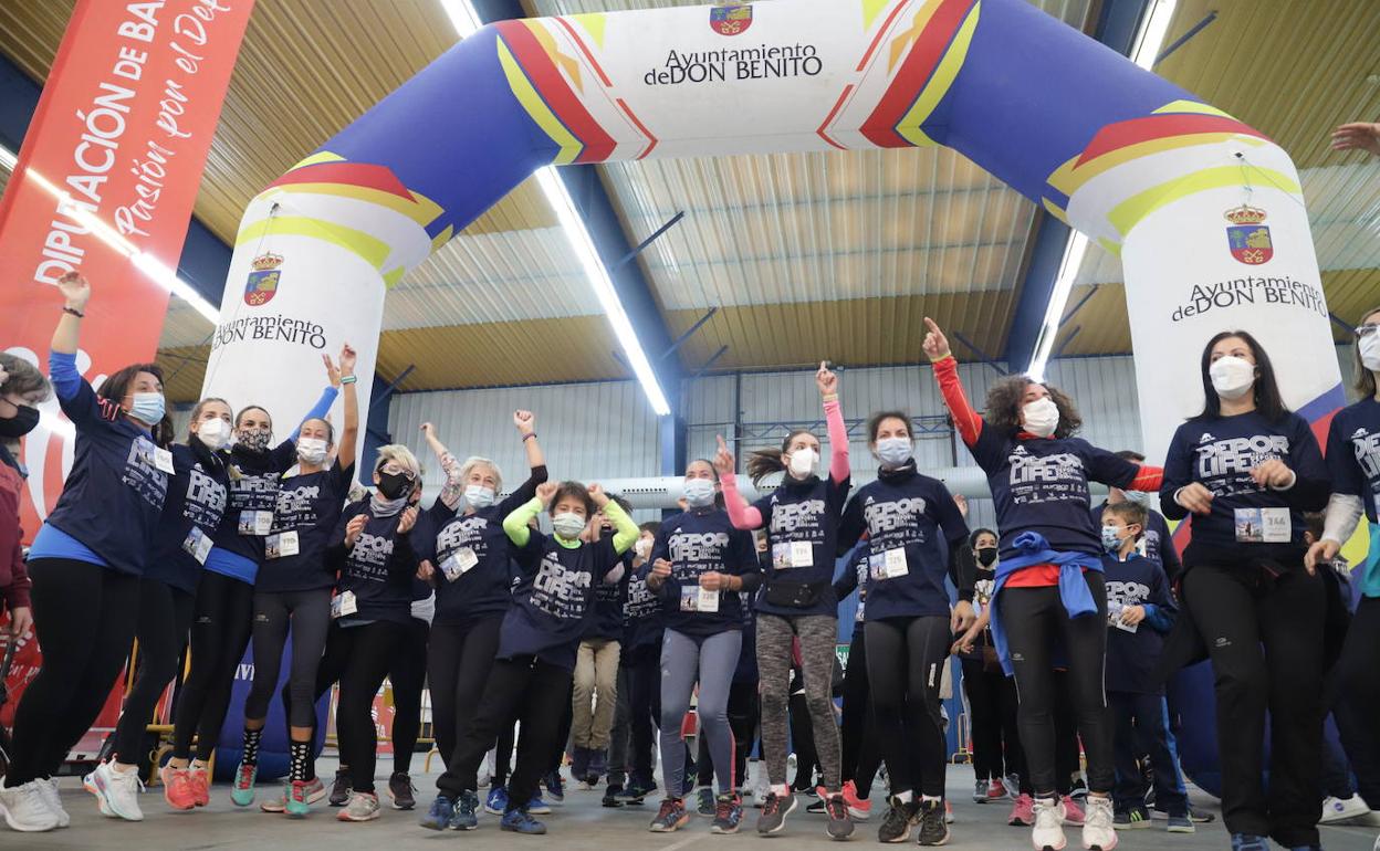 Celebración de la carrera de la mujer en la clausura de Deporlife 2021. 