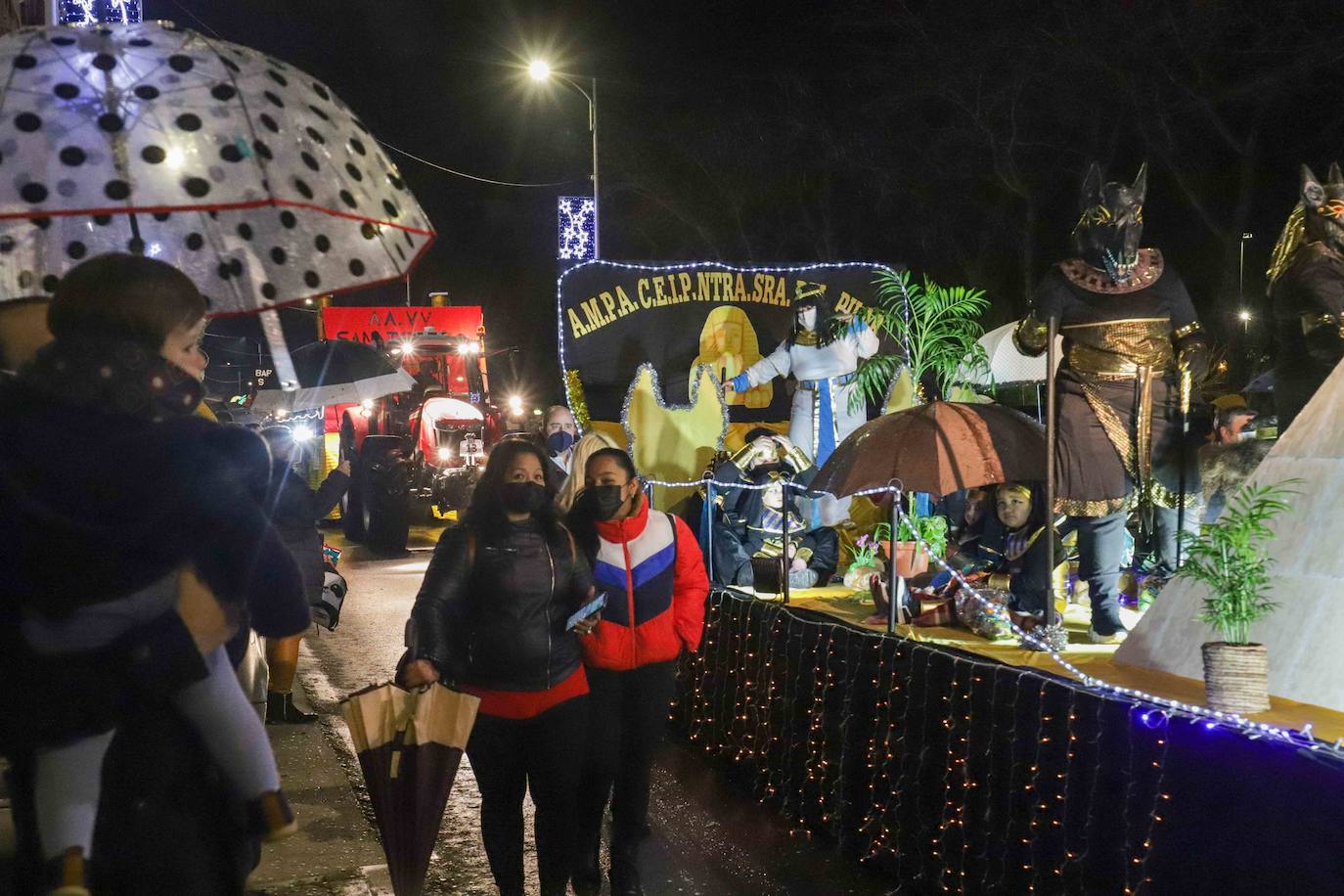 Carroza ampa colegio Nuestra Señora del Pilar.