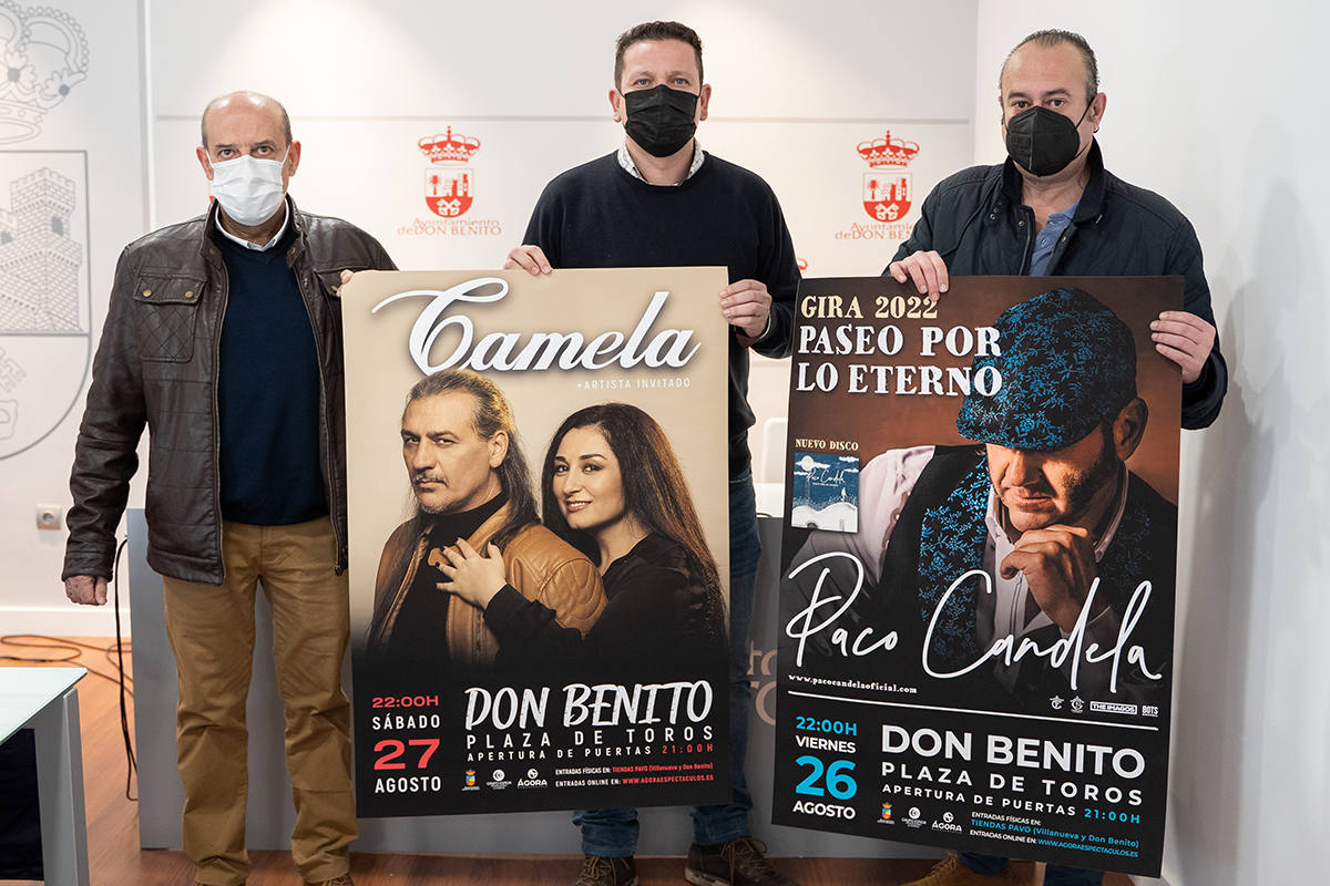 Camela y Paco Candela actuarán en Don Benito en agosto