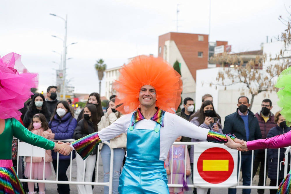 El mensaje de 'No a la guerra' estuvo presente en muchas de las comparsas. 