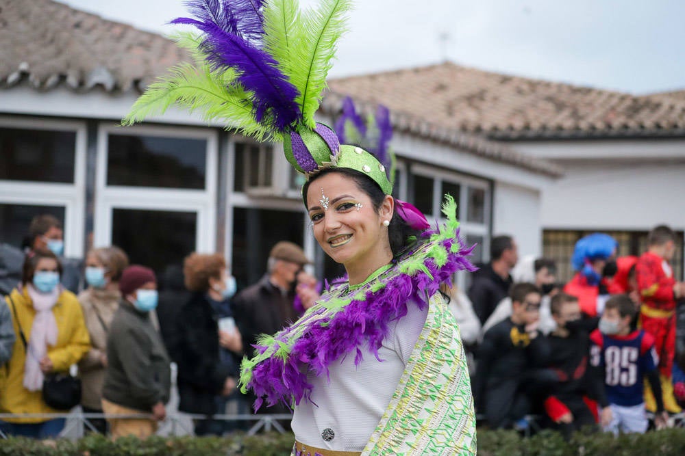 El mensaje de 'No a la guerra' estuvo presente en muchas de las comparsas. 