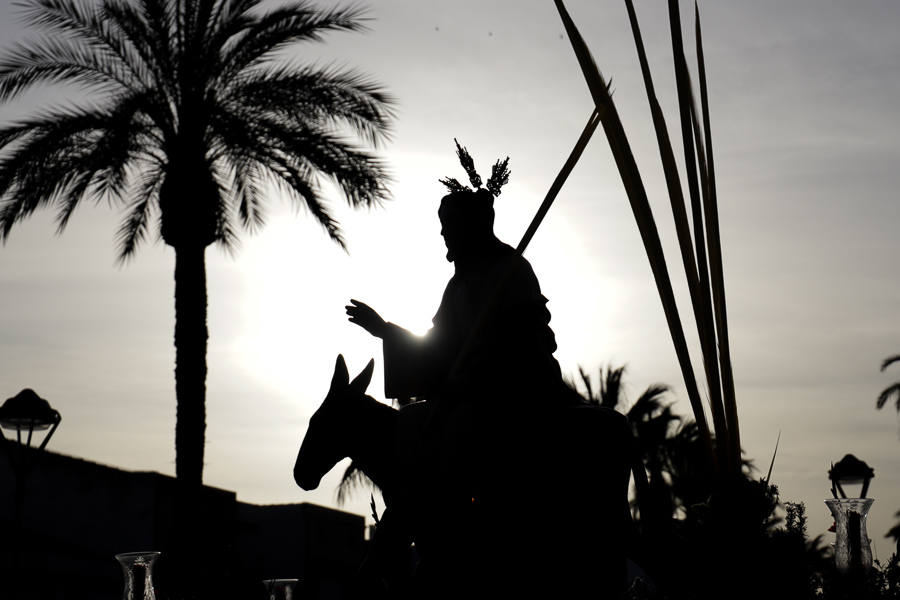 La Borriquita regresó a las calles el Domingo de Ramos.