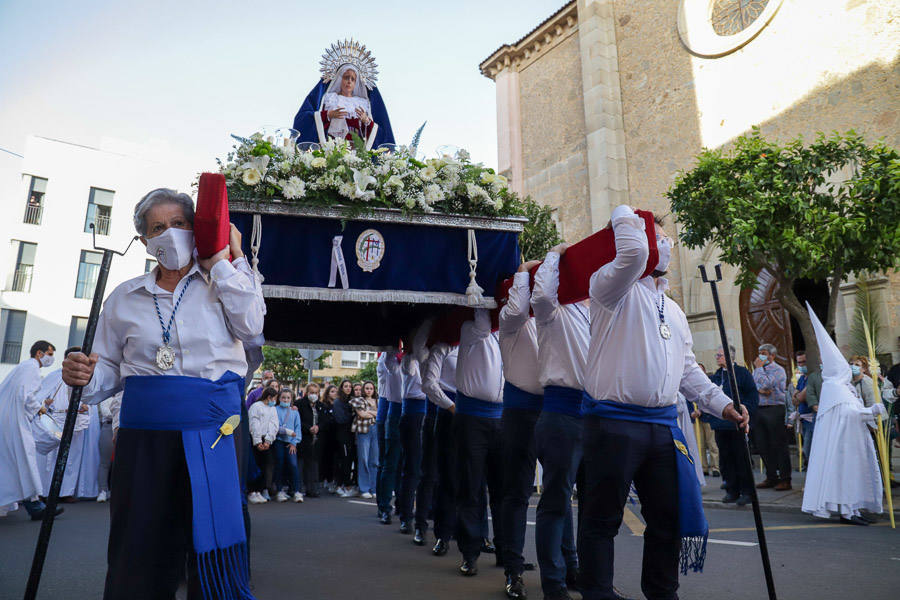 La Borriquita regresó a las calles el Domingo de Ramos.