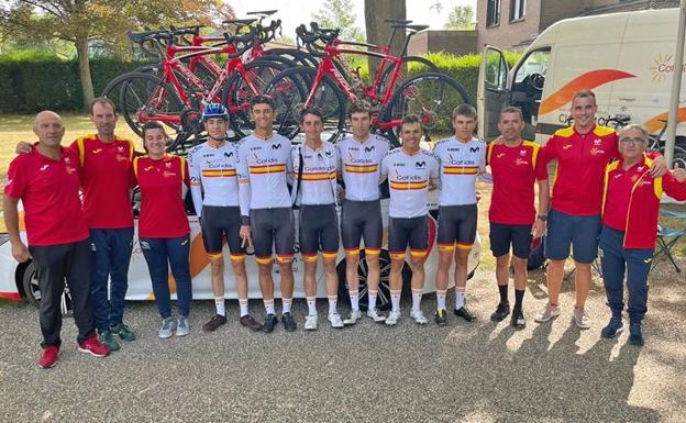 Pablo Lospitao, convocado con la selección española para el Campeonato del Mundo de Carretera