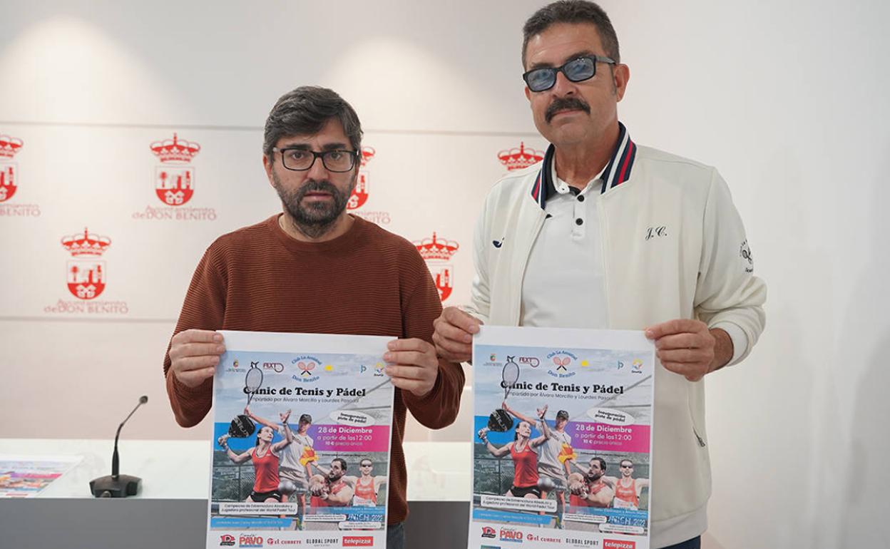 Pedro Parejo y Juan Carlos Morcillo en la presentación del evento. 
