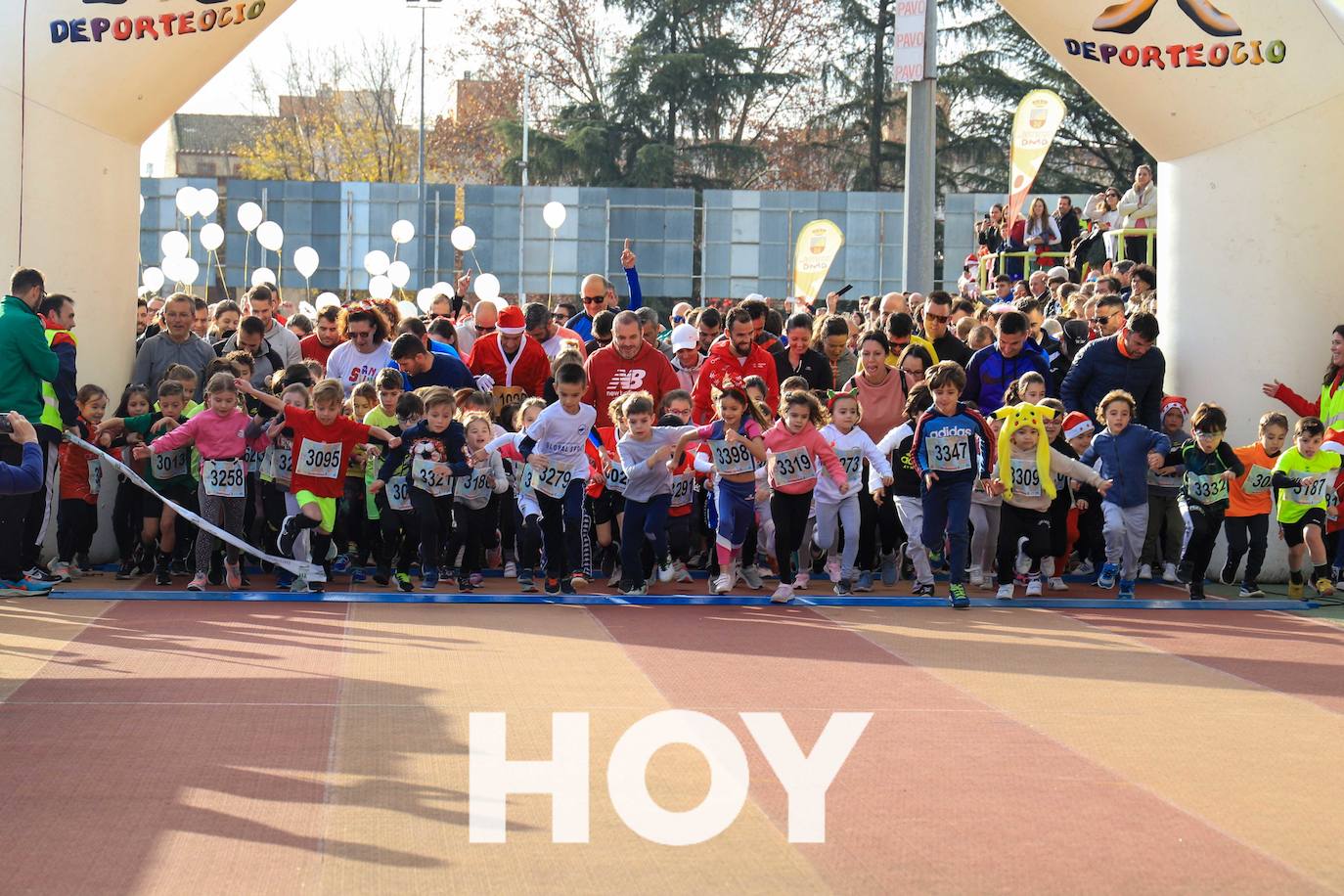 En la prueba no faltaron disfraces y diversión. 