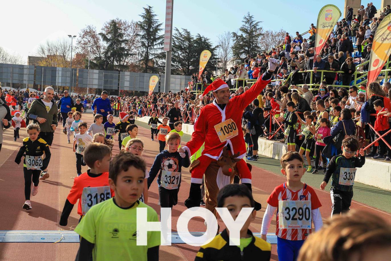 En la prueba no faltaron disfraces y diversión. 