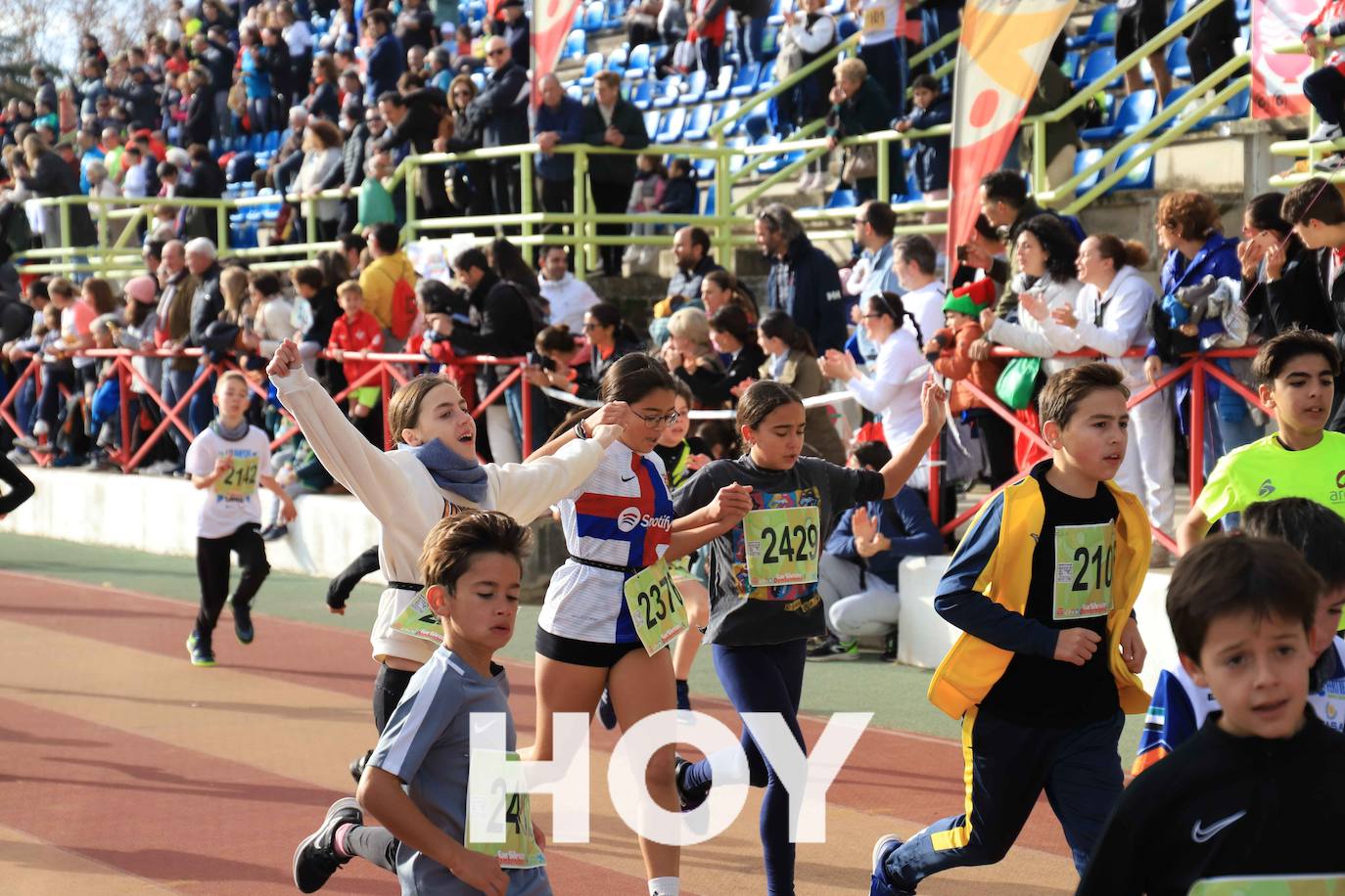 En la prueba no faltaron disfraces y diversión. 